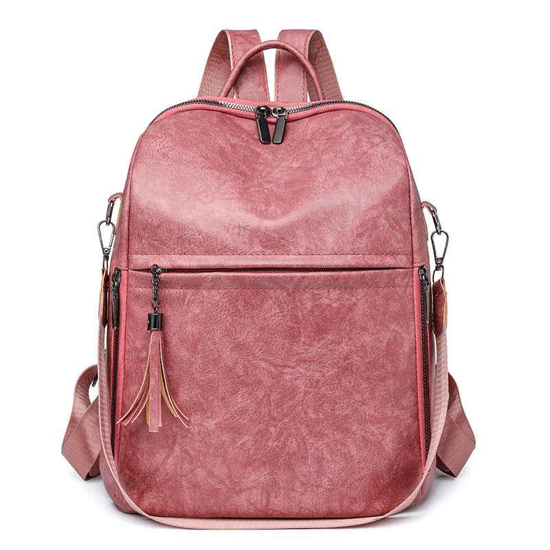 Classic Womens Backpack New Vintage Casual Style For International Trade