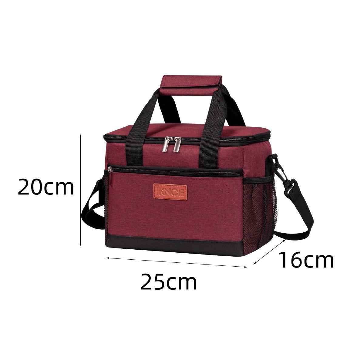 Portable Outdoor Insulated Tote Bag Foldable Made From Thickened Oxford Fabric With Leak Proof Insulation