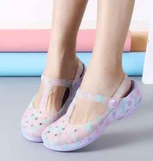 New sandals women's shoes Summer hole shoes women Printed sandals jelly beach shoes new sandals women's shoes Summer hole shoes women Printed sandals jelly beach shoes