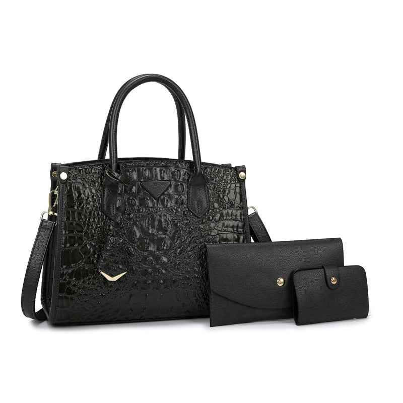 Vintage Crossbody Statement Handbag Set For Women