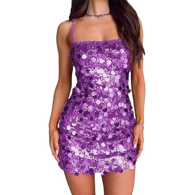 Banquet Party Ball Gals Backless Short Sheath Dress