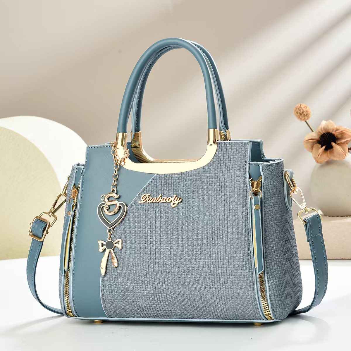 Crossbody Small Square Bag Chic Handheld Tote Shoulder