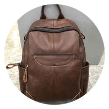 Stylish Vintage Cowhide Womens Backpack