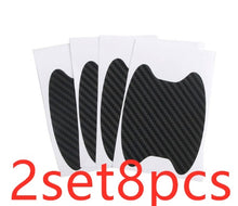 4pcs Set Of Door Stickers Carbon Fiber Scratch-resistant Car Handle Stickers by Mirlaine Univers