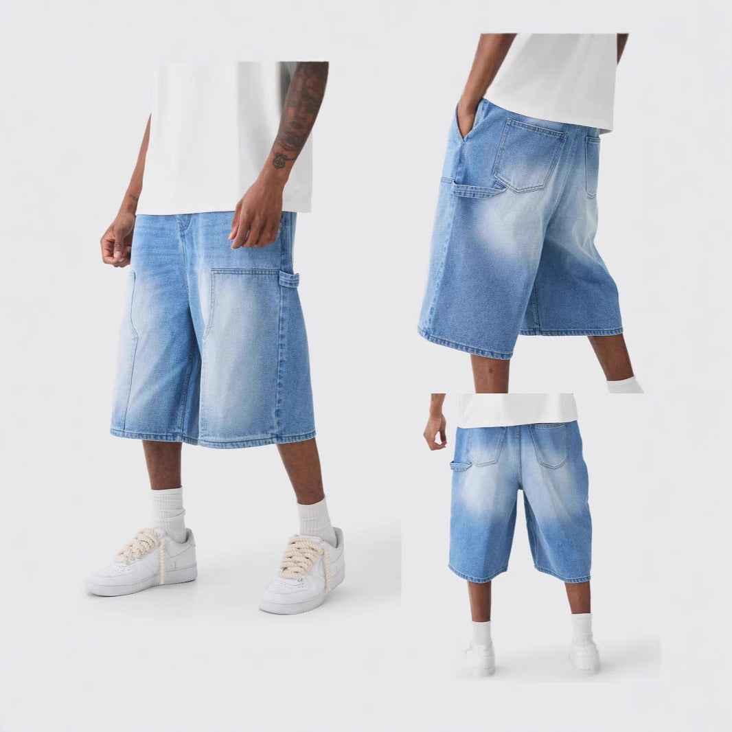 Mens Stylish Casual Denim Shorts