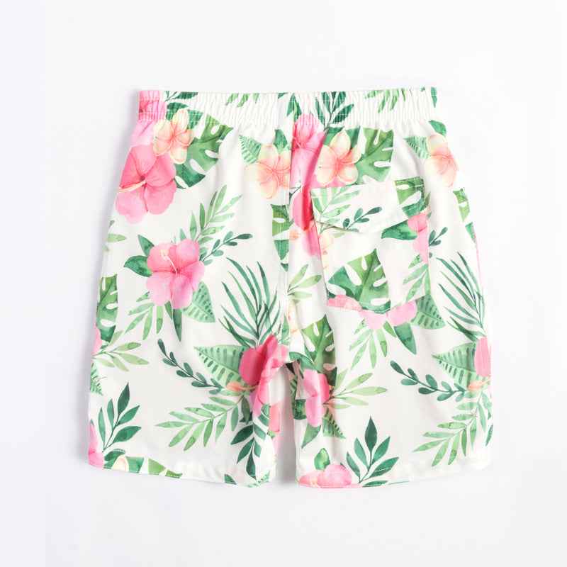 Children's beach shorts boxer swimming trunks
