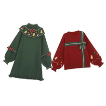 Christmas Bestie Matching Sweaters Retro Figure-flattering Knitwear