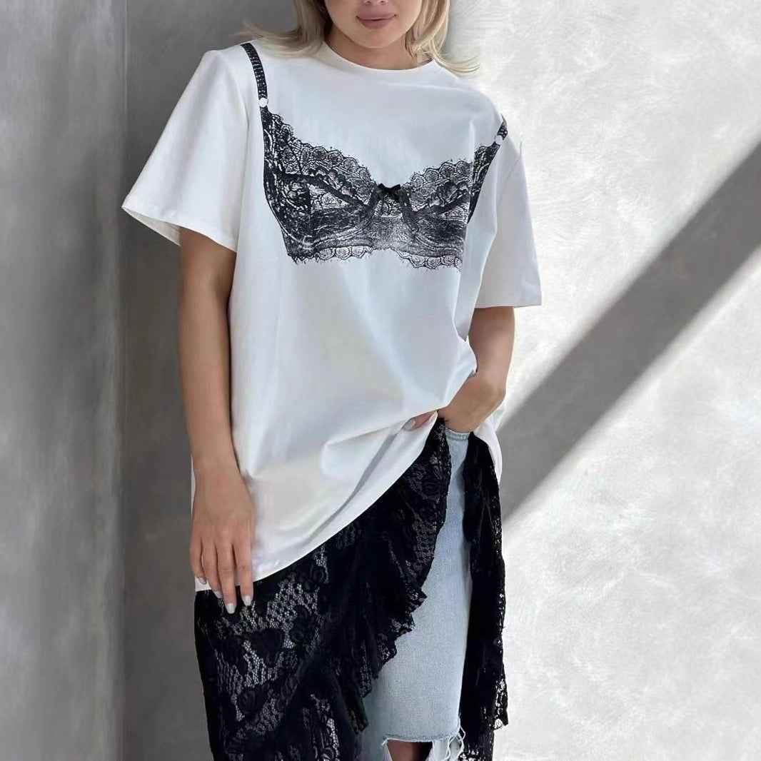 Women's Pure Cotton Short-sleeve T-shirt Top