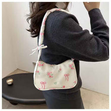 Fresh And Sweet Floral Underarm Bag For Women