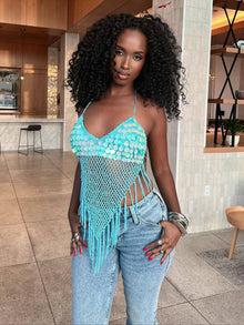 Beach Vacation Sequined Tassel Camisole Top by Mirlaine Univers Beach Vacation Sequined Tassel Camisole Top Mirlaine Univers beach-vacation-sequined-tassel-camisole-top 4 Beach Vacation Sequined Tassel Camisole Top Mirlaine Univers Beach Vacation Sequined Tassel Camisole Top