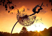 Flower Fairy Elves Dance With Dandelions