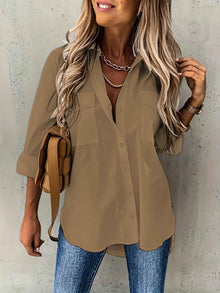 Women's All-Season Versatile Loose Top With Pockets
