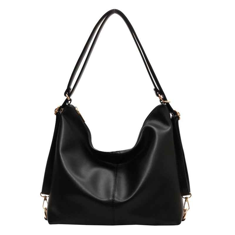 PU-textured Vintage Shoulder Bag For Women Niche Design With A Premium, High-end Vibe