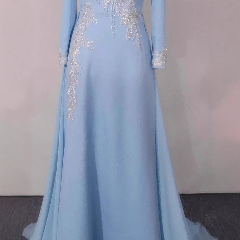 Light Luxury Minority Temperament Long Sleeve Performance Costume by Mirlaine Univers