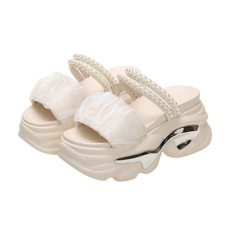 New Beaded High-heeled Sandals For Women