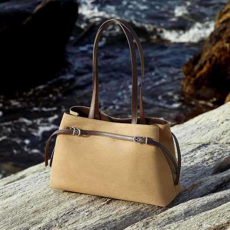 Versatile High-capacity Suede Retro Totecrossbody Bag