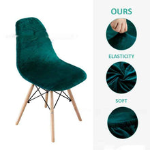 Velvet Solid Color Shell Eames Chair Cover