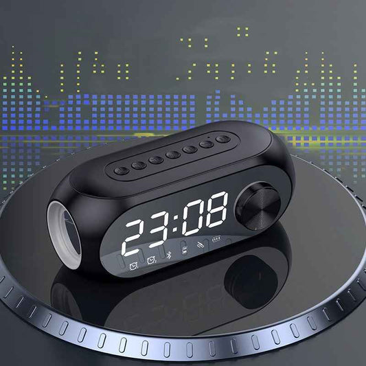 Extra Bass Portable Mini Clock Household