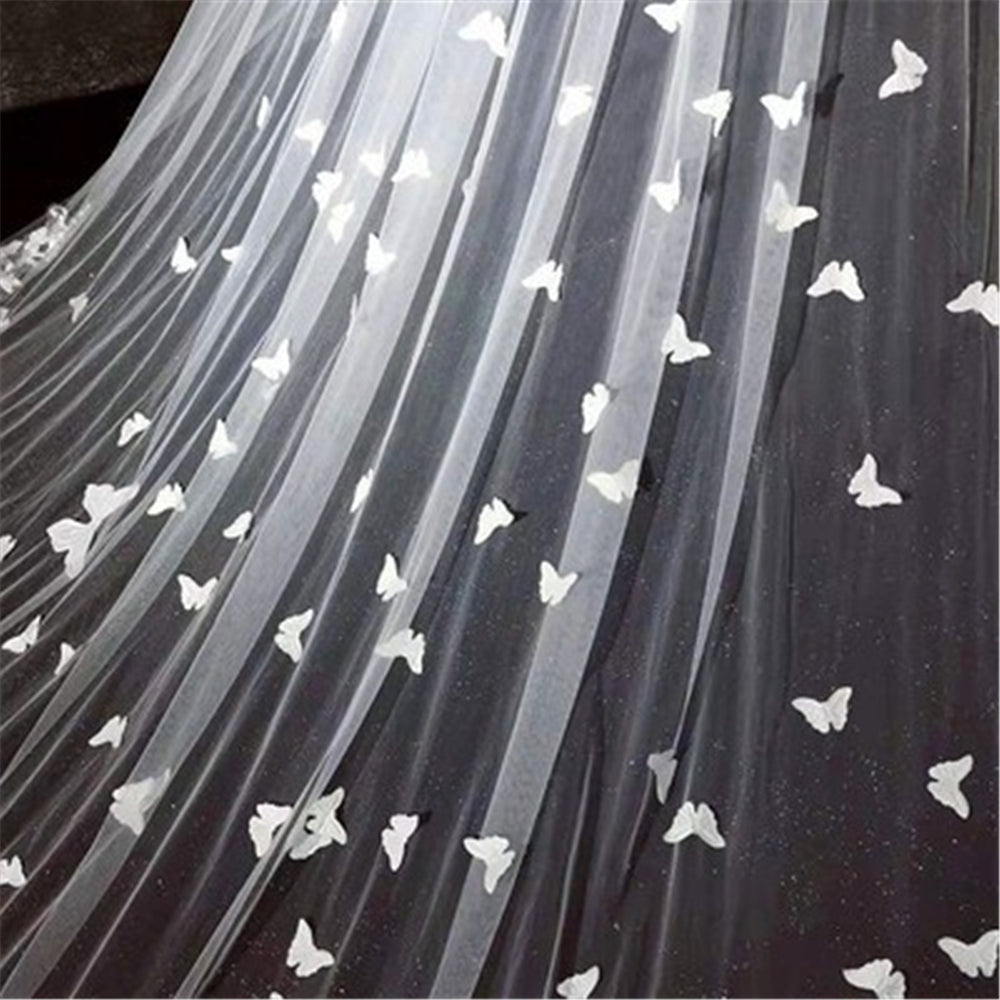 Starry Sky Veil Bridal Wedding Dress by Mirlaine Univers