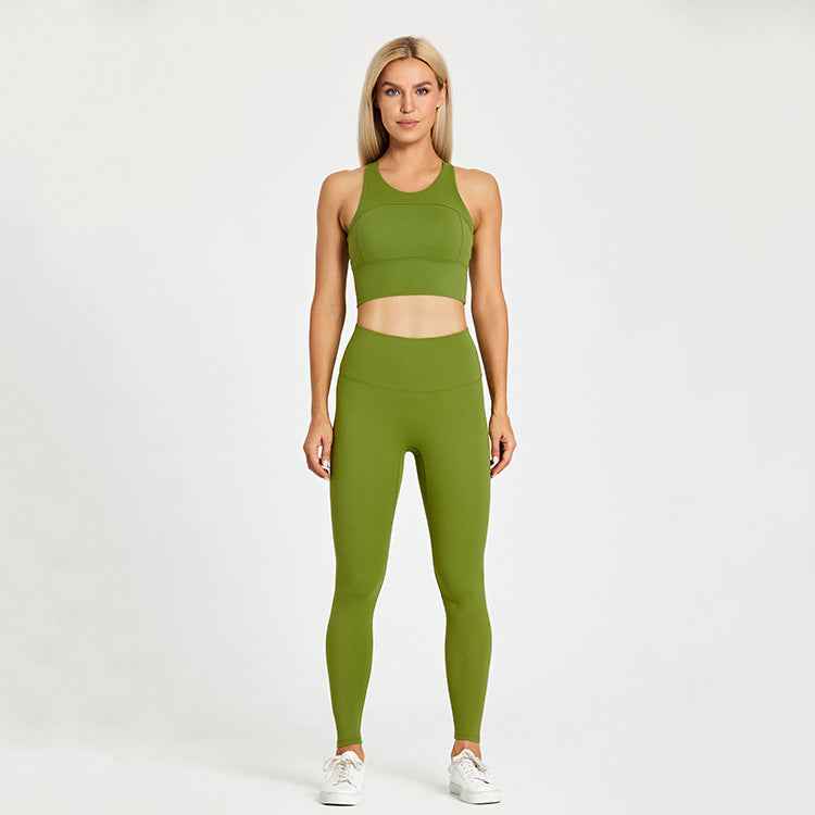 Sports Outerwear Running Fitness Skin-friendly Nude Feel Brushed Yoga Suit For Women