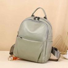 Stylish And Versatile Womens First-Layer Cowhide Backpack