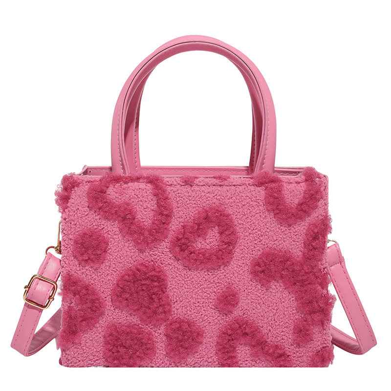 Womens Plush Stylish Handbag With A Premium Feelversatile Crossbody Bag