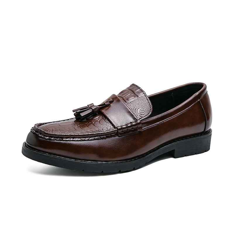 Personalized Tassel Pointed Toe New Fashion Leather Casual Shoes