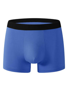 Mens Solid-color Boxer Briefs For Sports