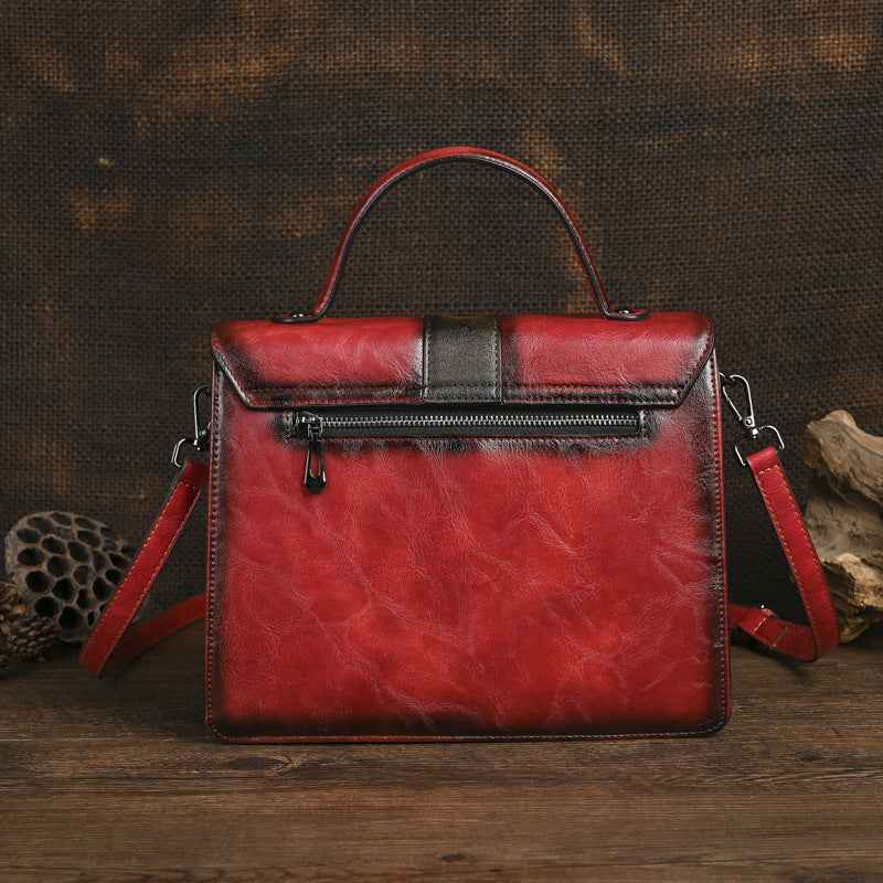 Dual-use Hand-embossed And Rubbed-color Craftsmanship For A Stylish Look
