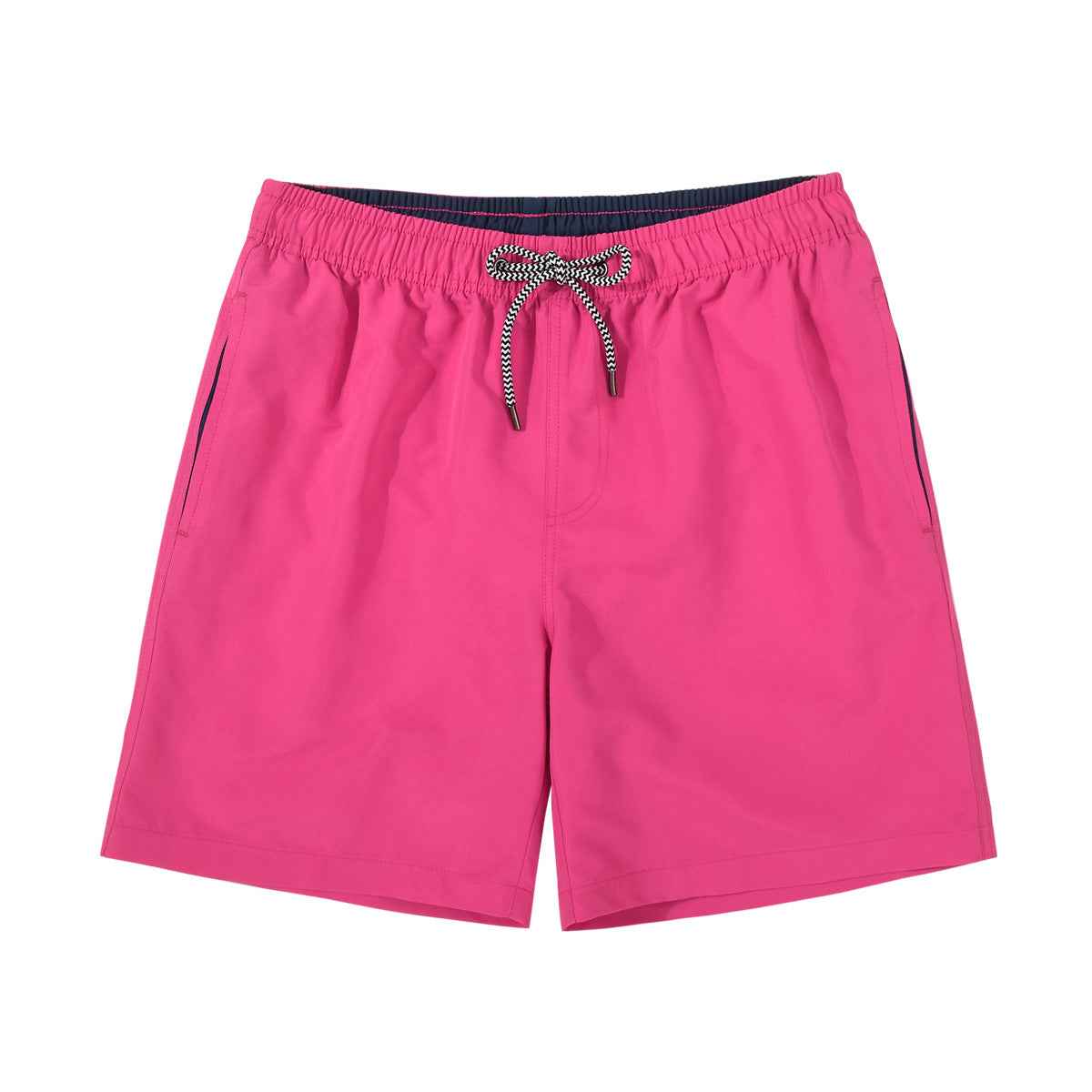 Solid Color Lined Men Swim Trunkscomfortable No Awkward Bulges Relaxed Fit And Quick Drying