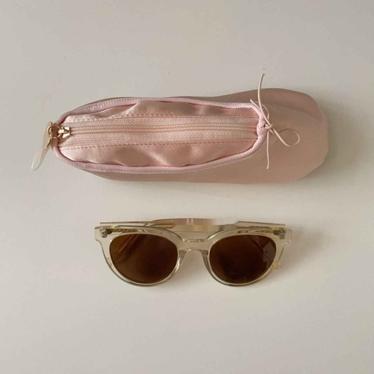 Bow Pencil Case Ballet Shoe Makeup Bag