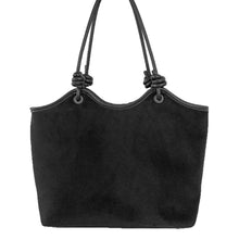 Retro Western-style Solid-color Suede-velvet Shoulder And Tote Bag For Women