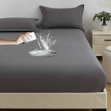 Solid Color Frosted Double Layer Water-proof Mattress Protective Cover Skin-friendly Soft Dustproof Protective Bedding