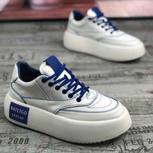 High Rise Thick Soled Casual Lace Up Sports Shoes For Men