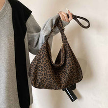 Large Capacity Leopard-Print Shoulder Crossbody Bag