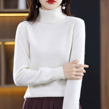 Women's Loose-Fit Autumn Winter Knitted Turtleneck Sweater