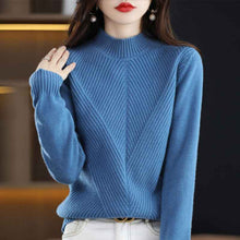 New Autumn And Winter Sweaters Women's Half Turtleneck