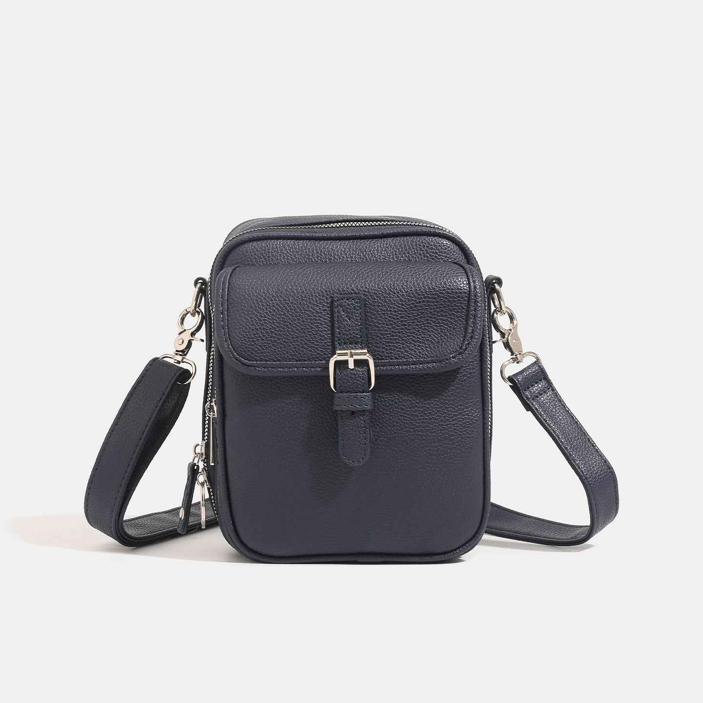 New PU Unisex Shoulder Messenger Trendy Storage Bag