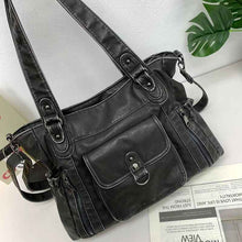 Ladies Fashion Washed Old Tote Bag