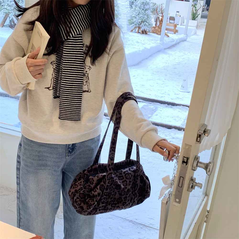 Stylish Leopard-Print Tote Bag For Women