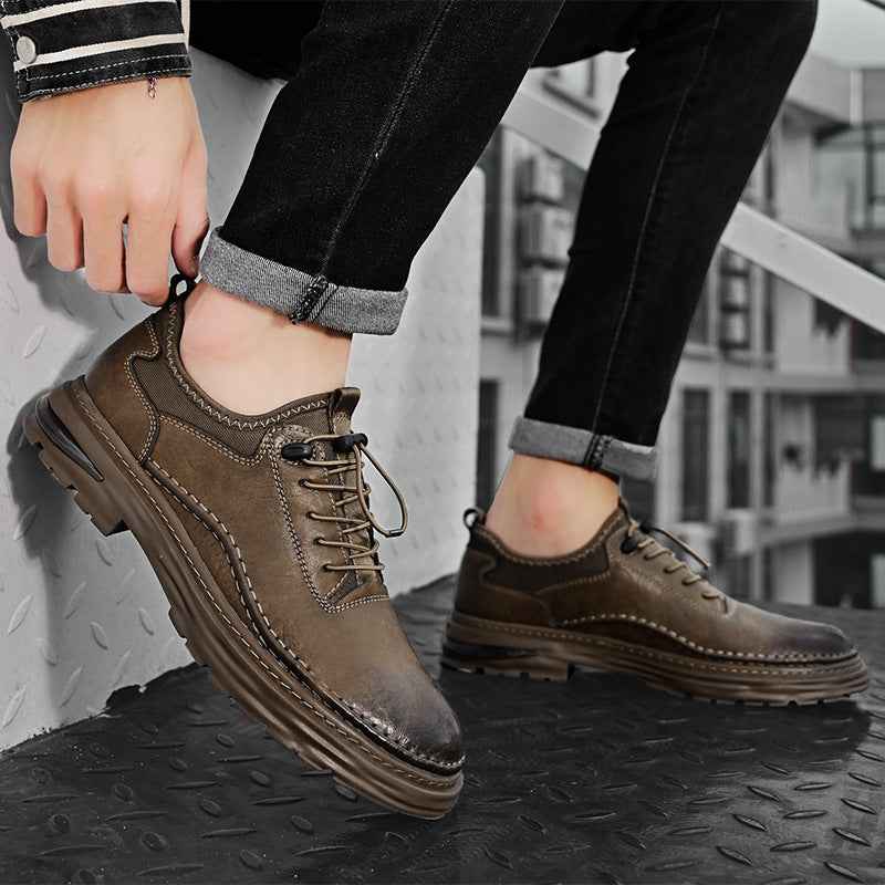 Mens Casual Leather Shoes In Large Sizes