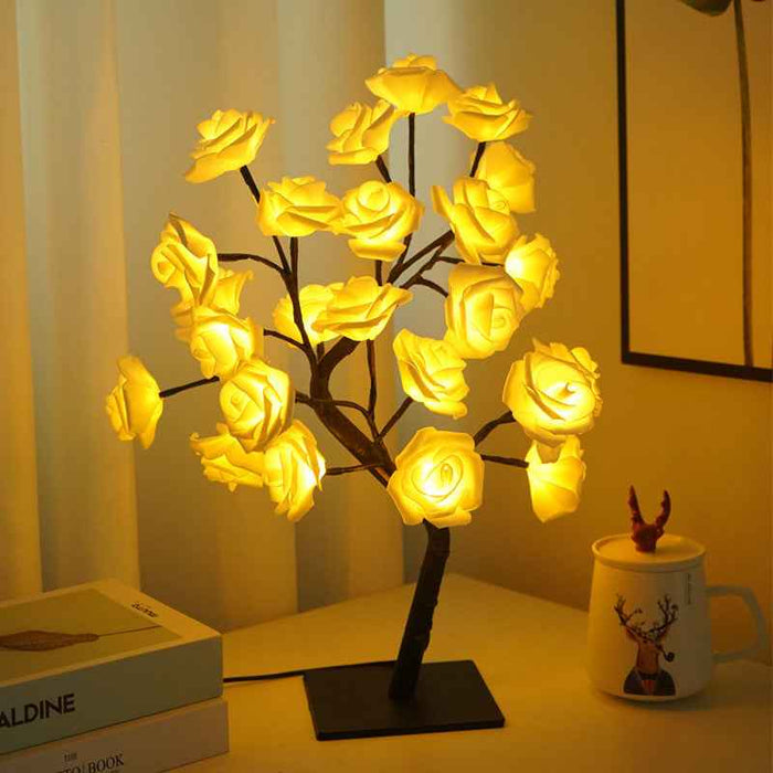 Petite veilleuse avec socle en plastique amovible