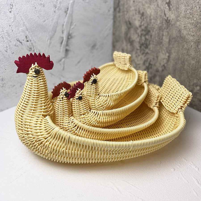 Panier en osier, panier en bambou, panier en rotin, panier en bambou tressé, ornements, panier de rangement