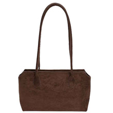 Fashionable Simple Retro Suede Large-Capacity Tote Bag