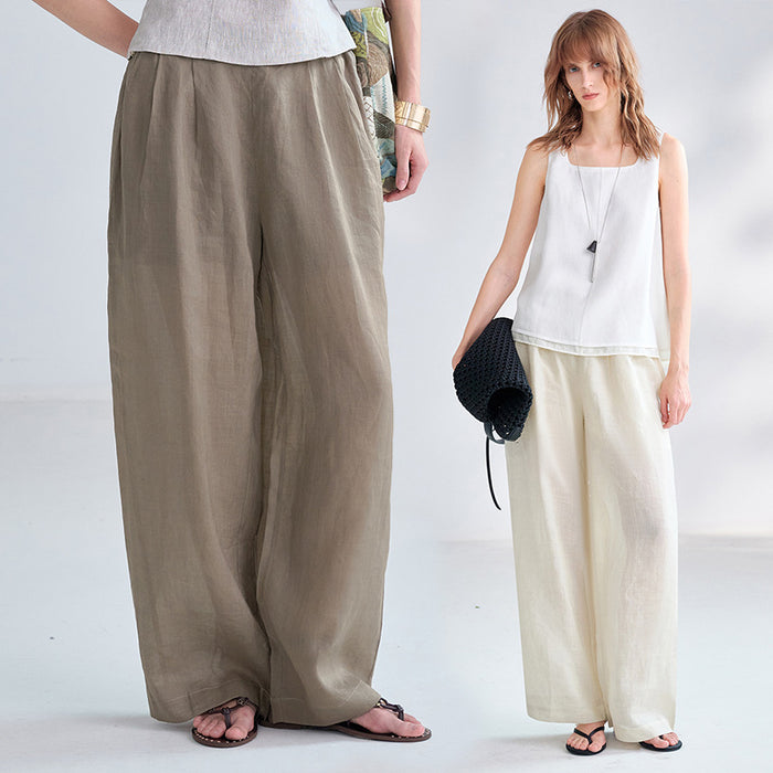 Yamamoto Wide-Leg Trousers — High-Waist, Straight-Leg Chic
