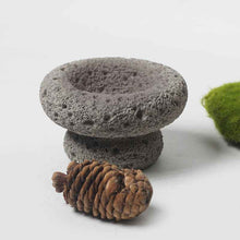 Ins Style No Hole Moon Pattern Cement Mini Flowerpot