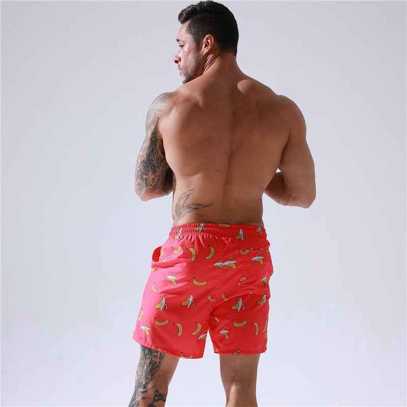 Printed Swimming Trunks Five Points  Big Shorts Surf Pants Speed