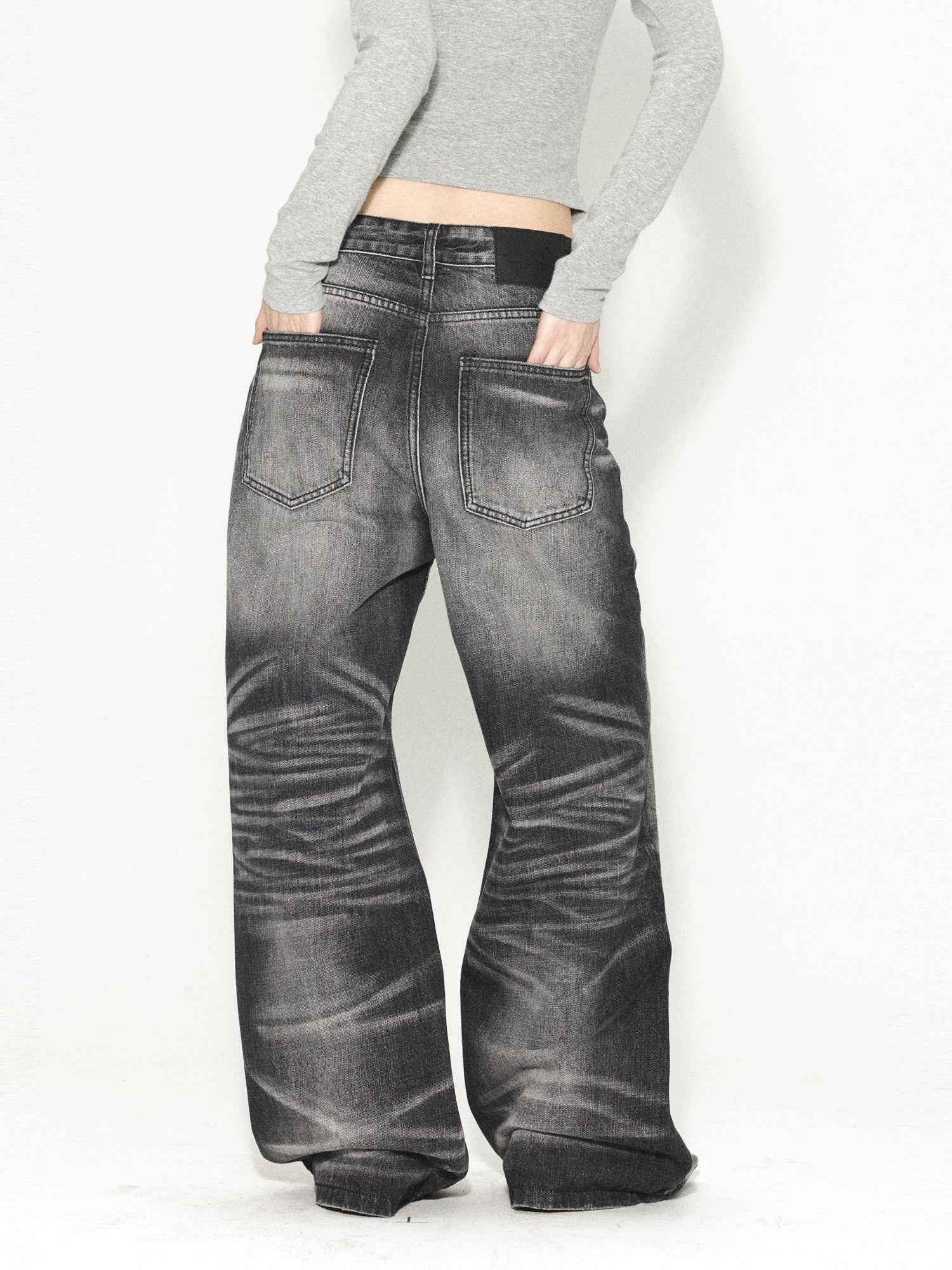 Retro Zipped Five Button Jeans