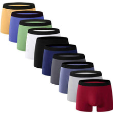 Mens Solid-color Boxer Briefs For Sports