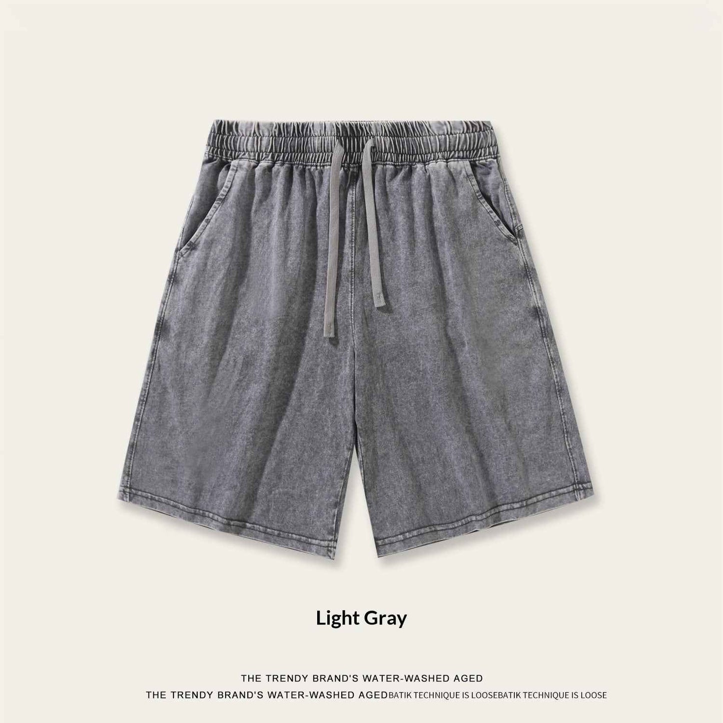 Retro Shorts Loose-fitting And Versatile